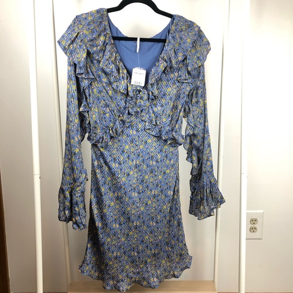 NWT Free People Sweetest Thing Long Sleeve Minidress 12 - Picture 6 of 16